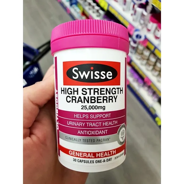 스위스 크랜베리 여성방광 과민성방광 소변냄새 영양제 오줌소태 절박뇨 소변잔뇨감 30정