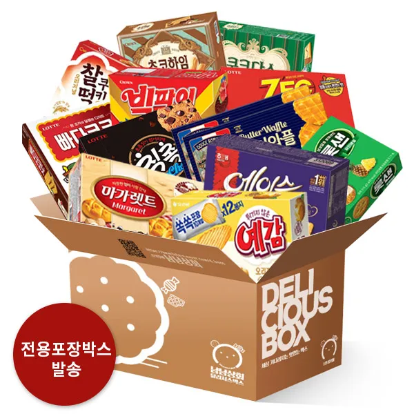 디보스마켓 인기곽과자 낱개포장상품 과자세트 12종+냠냠상회포장박스발송 1개 12종