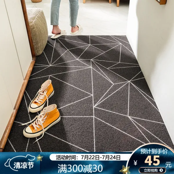 큰 강 가위질 실크 링 입주 도 어 매트 대문 앞 매트 가정용 현관 스 크 래 치 실외 내 마모 성 발판 비 드 림 60 120 Cm 현상 / 관리 용이 