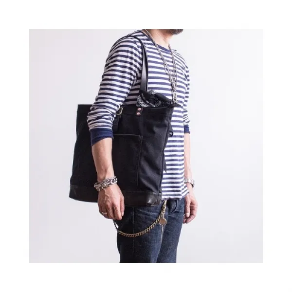 [해외]여성가방 MYBRANDORIGINALburied not bad [팁 용품] 복고적 인 TOTE 캔버스 핸드백 남성과 여성 토트 백 대용량 숄더백 B130