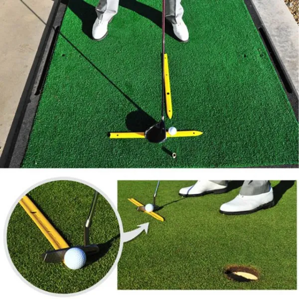 에임 메이트 2개 1세트 골프공의 정확도와 조준력 향상 트레이닝 제품 스윙 nwec