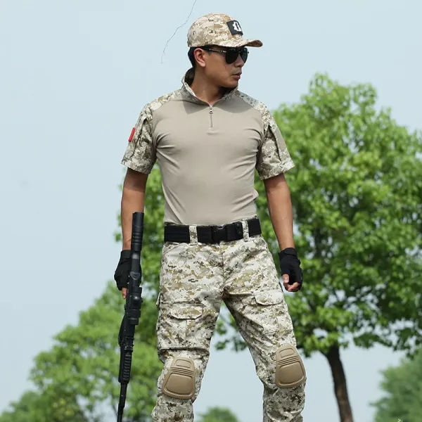 아웃도어 밀리터리 유니폼 남자 특수병과 전술 개구쟁이옷 내마모성 훈복을 함 CS야전 장비 밀리터리룩
