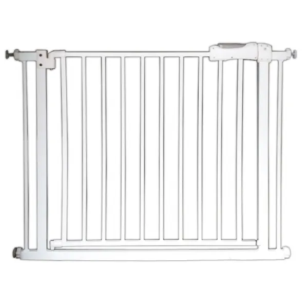 애완동물 실내 펜스 대문 울타리 차단문 케이지 가드레일, 화이트78cm높이
