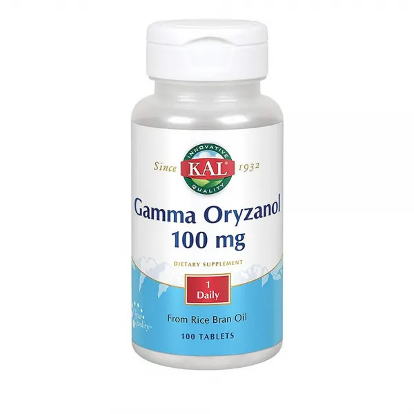 칼 Kal Gamma Oryzanol 100mg Tablets Nutrition 감마 오리자놀 수면 불면 타블렛 100개입 1팩