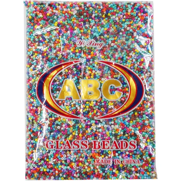 핸디몰 글라스 시드비즈(씨드비즈)극소비즈(455g), 칼라혼합(2mm)455g