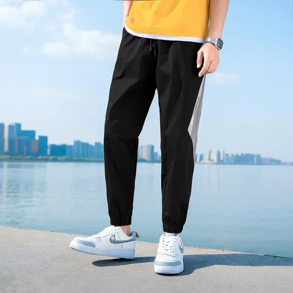 팬츠 남 여름 신판 유속 발 캐주얼 바지 슬랙스