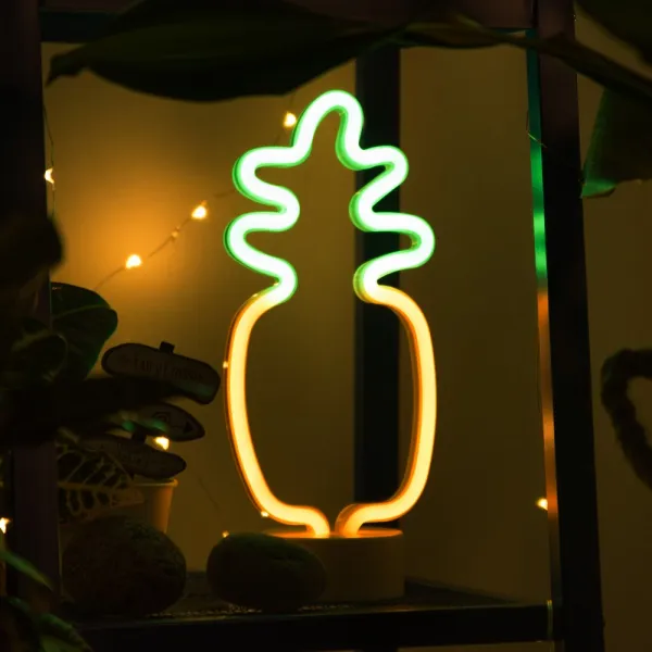 어반led 어반 Led 네온사인 네온조명 무드등 시리즈 D 파인애플 스탠드