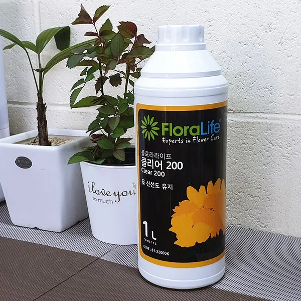 클리어 200 1L 1박스 12개 무료배송/절화수명연장제, 클리어 1L
