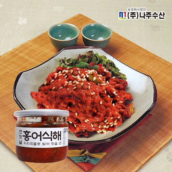 [나주수산] 잔칫날 홍어식해 150g x 8ea, 상세 설명 참조
