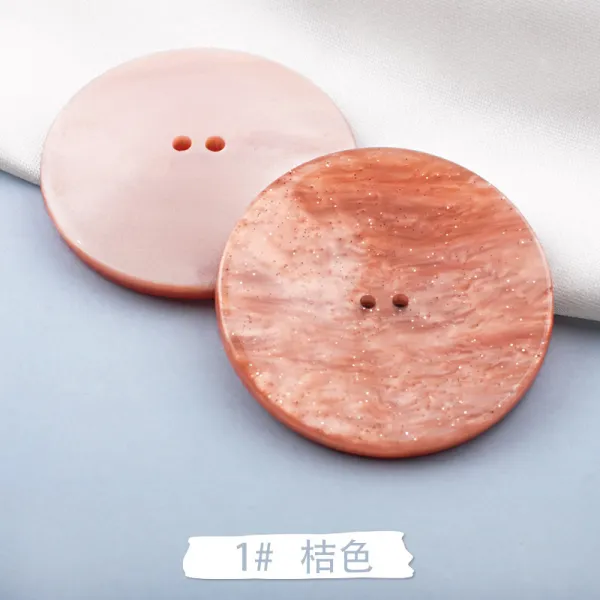 플라잉글라스 키치 퀄리티 레진 언발 비스노트 트렌치코트 4 눈단추, 1# 주황색, 48mm3 톨 룩 바느질감 가방