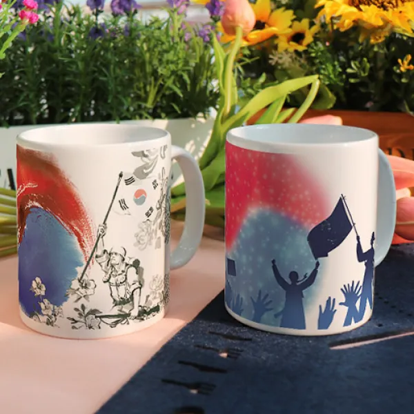  바보사랑 Ii3디자인머그컵2p 호국보훈의달 1개