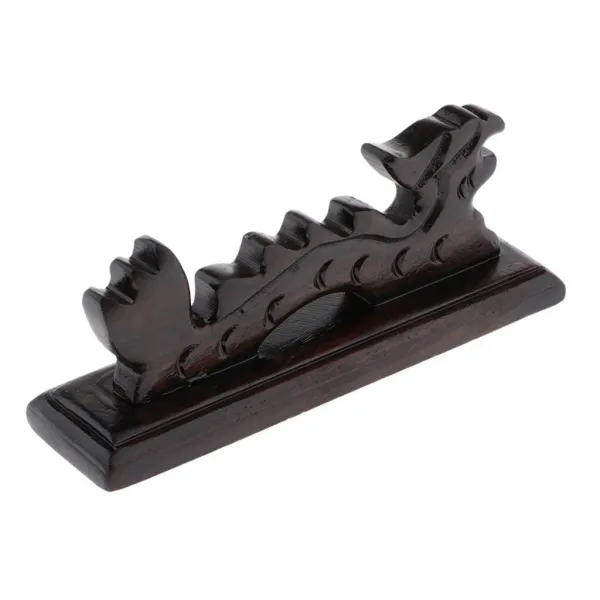 Royalways 나무로되는 달필 솔 펜 선반 홀더 대는 용 125x30mm의 기초를 두었습니다