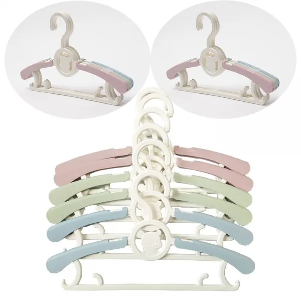 Ms컴퍼니 길이조절 다용도 멀티 곰돌이 옷걸이 5set 30개