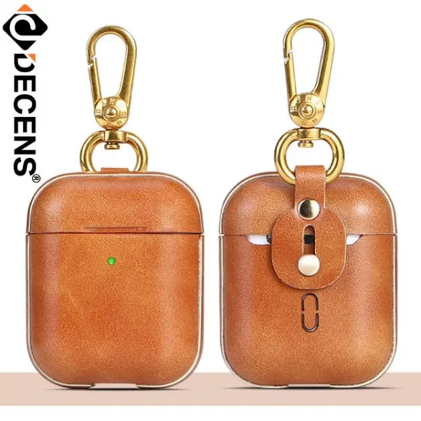  천삼백케이 데켄스 데켄스 에어팟 1세대 2세대 소프트 키링 가죽 스트랩 A060 블루