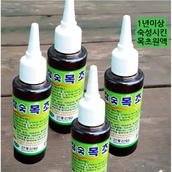 상세내용참조 국산 참숯 목초액 손 발 피부 습진 무좀 건선 개선 5P