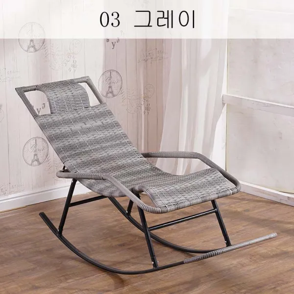 뉴타임즈14 노의자 베란다 눕는 의자 차 마실 의자 점심 휴식의자 어른 납량의자 ST21 A22, 03 그레이