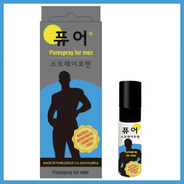 미니컴퍼니 남성 단련 롱파워 청결 퓨어 스프레이 포맨, 1개, 5ml