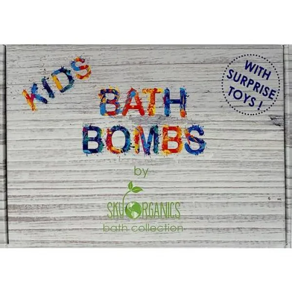 Sky Organics Kids Bath Bombs Gift Set with Toy 1 ea, 상세내용참조