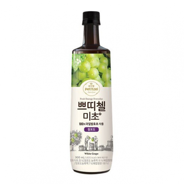 쁘띠첼 미초 청포도 900ml 5개