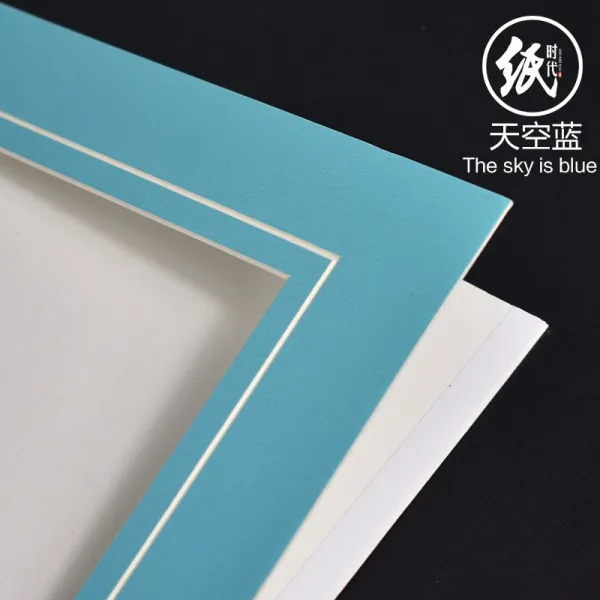 차량용사진액자 조합 사진 a4a8오픈 심플 액자 4오픈 켄트지 사진액자 3그림 7inch6inch8inch벽걸이 벽, C13-하늘색, T08-10개 외방내원 직경 20cm+커버+글루