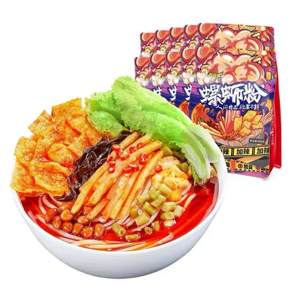 (승이네집) 중국시품 haohuanluo jiala luoshifen 뤄쓰펀 매운맛 중국 쌀국수 400g*1