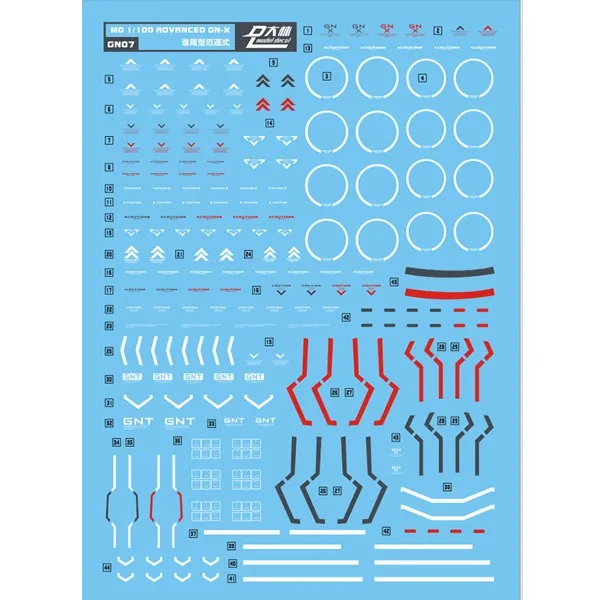 DLGN07/MG 징크스 습식데칼 Advanced GN-X