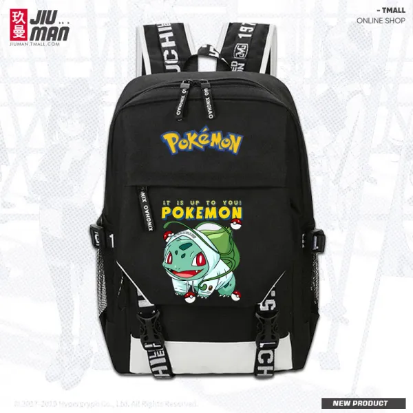 주식회사 주 피카츄 기역 오리 초몽 소화룡 백팩책가방 대용량 여행함 여성