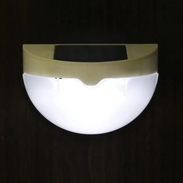 6구 LED 반구형 태양광 벽걸이등 태양열등 야외등, 1