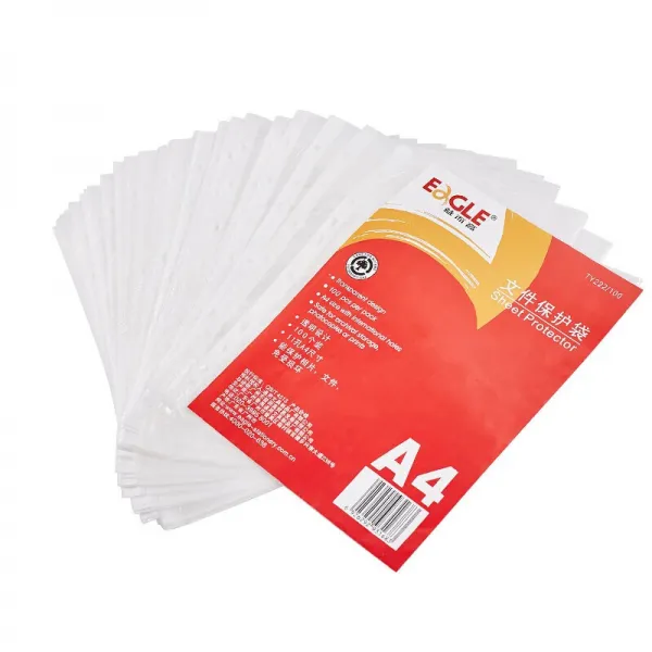 익 이퀄 리 티 (EaGLE) 11 홀 자료 권 서류 봉투 대체 코어 백 보호 봉지 A4 예비 활성 페이지 보호 막 배합 홀 클 라 우 드 클립 TY 222 / 100 개 / 백 팩, 상세페이지 참조