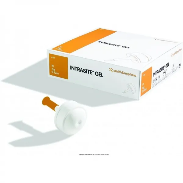 Smith & Nephew Intrasite Gel 무정형 하이드로 겔 상처 드레싱 15g Applipak 멸균 비 부착 성 프로필, 1
