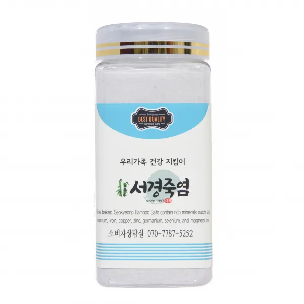 서경죽염 9회 회색가루죽염 용융소금 분말 500g, 1개