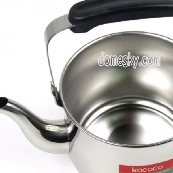 만족감 높은 견고하며 빨리끓고 3만원대 선물 쉽게식지않는 코카코 이지 주전자 2.5L 스텐주전자 물주전자 E-552030, 실버