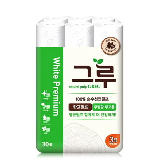 _ 그루 화이트 3겹 30롤 X 1개
