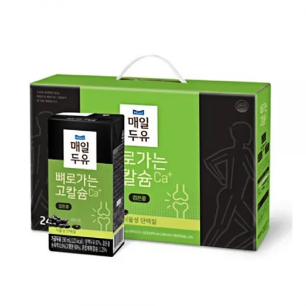 뼈로가는 칼슘두유 검은콩 선물세트 190ml 72팩