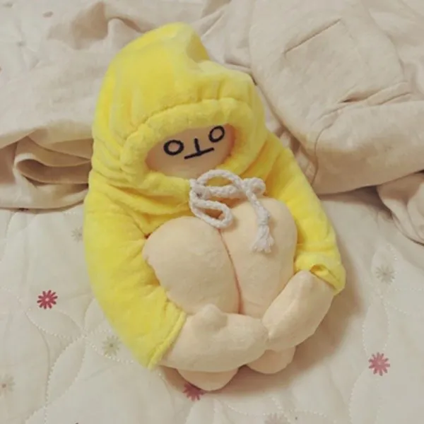 May.28 133번 쪼그려 앉는 바나나 인형 인형 인형 레코딩 힐링 선인장 쿠션 솜털Z, 18cm, 바나나 쪼 그리고 앉 고, 소인 은 바지 가 없습니다.