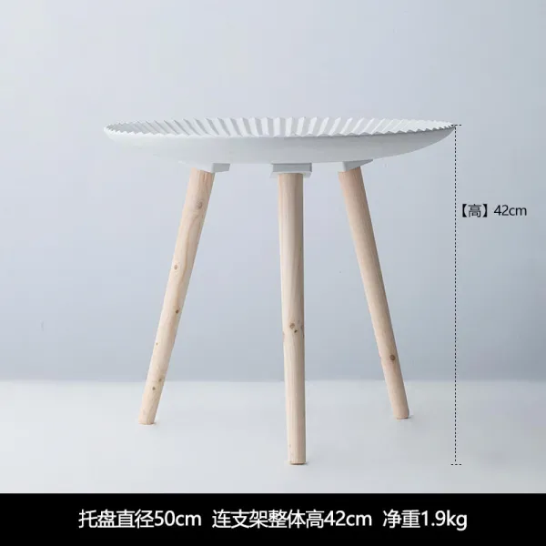 이사 시아가 모르다 팔레트 작은 테이블 트레이 랙 북유럽 스타일의 홈 소파 장식 가장자리 보충없이 매진 장식품, 스트라이프 L