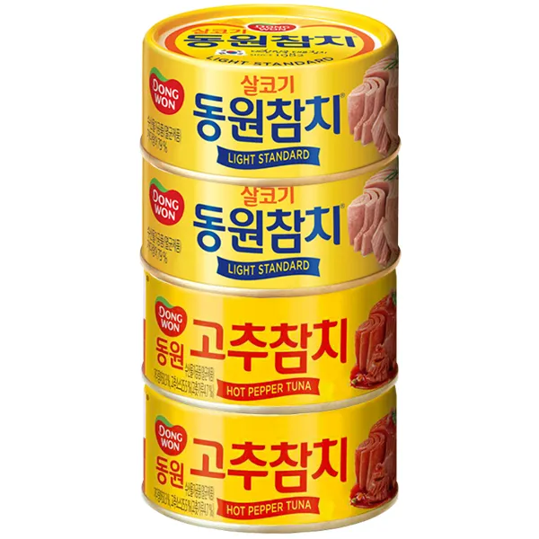 동원 참치 세트 150g (살코기2캔+고추2캔)x12, 12개입, 동원 참치세트150g(살코기2캔+고추2캔)