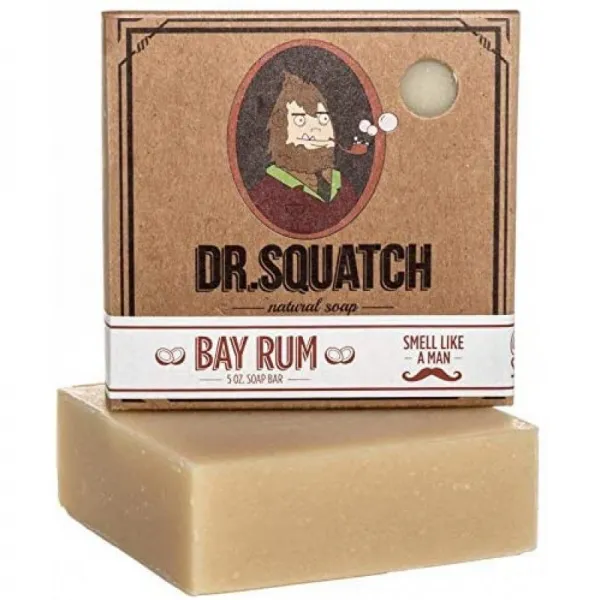 Dr Squatch의 베이 럼 럼 비누 – 베이 럼 고령토 찰흙 시어 버터를 가진 남자의 자연적으로 신선한 냄, 1