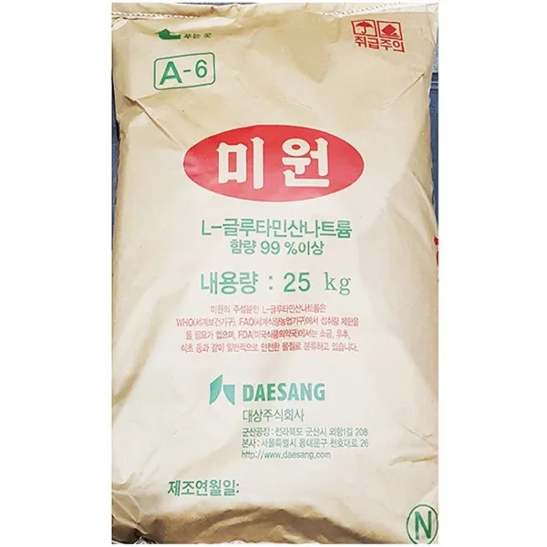 [ALN_7402596] 업소용 미원(대상 25K) 대용량미원 포대미원 조미료 미원대용량 고급미원, 단일상품