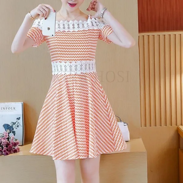 kirahosi 비치 스커트 일자 어깨 섹시 바캉스 원피스 111호+덧신증정 CW3tw5z4