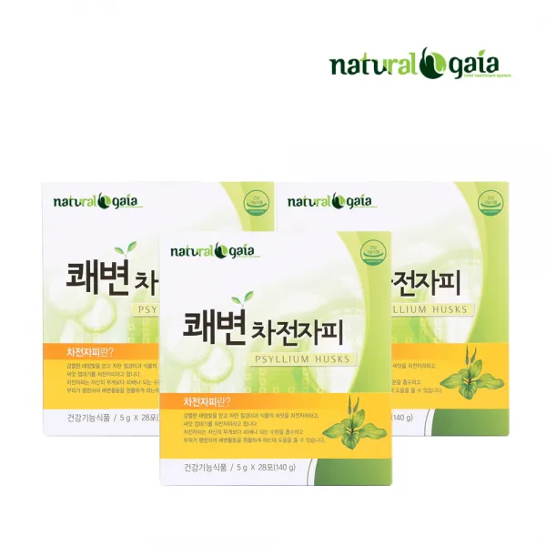 내츄럴가이아 쾌변 차전자피 식이섬유 12주분, 단품, 단품
