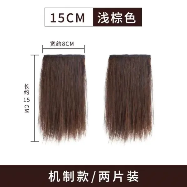 스타일리시 트렌드다 투라인 볼륨 양사이드 머리털을 보충함 헴라인 발병률이 높다 헤어 스타일을 정말 하고 있다 미니 발매, 1, O70 -리넨슬럽 생머리 2 카드 1