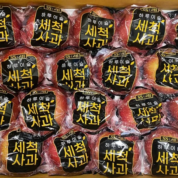 부사 사과 세척사과 껍질째 먹는 고당도 5kg 경북 정품 가정용, (정품) 부사 꿀 사과 꼬마과 (25-28과)