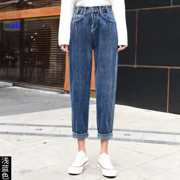 여성 가을 텐션감 카고 무 배기 와이드 루즈핏 슬림핏 9부팬츠