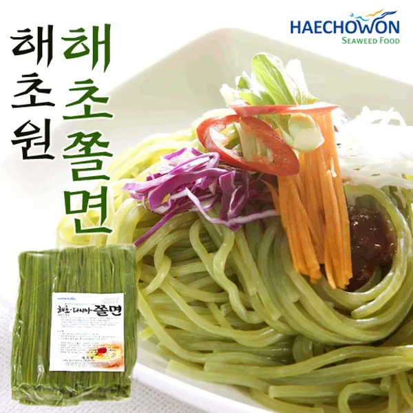 해초원 해초쫄면6인분비빔장별도/해초원/해초/다시마/쫄면/해초쫄면/다시마쫄면/건강한 면/건강한/맛있는, 본상품, 해초원 해초쫄면6인분(비빔장별도)