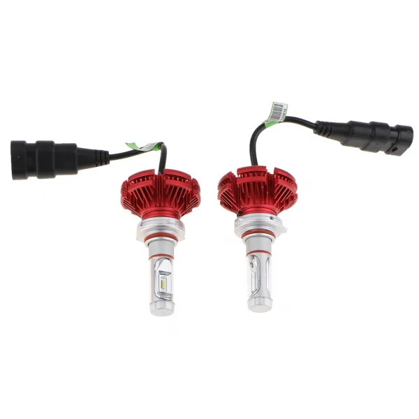 ZLD 새 로 운 6000K 따 뜻 한 흰 색 9005 LED 조 명 자 동 차 헤 드 라 이 트 전 구 하 이 빔 자 동 차 LED 헤 드 라 이 트 레, 빨간, 설명한대로