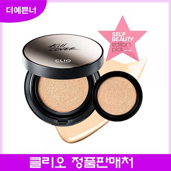 더 예쁜너 클리오 킬커버 파운웨어 쿠션 Xp 본품+리필 1개 4호 진저