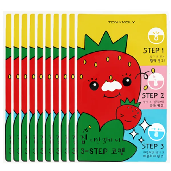 토니모리 집나간 딸기씨 3 Step 코팩 10매세트