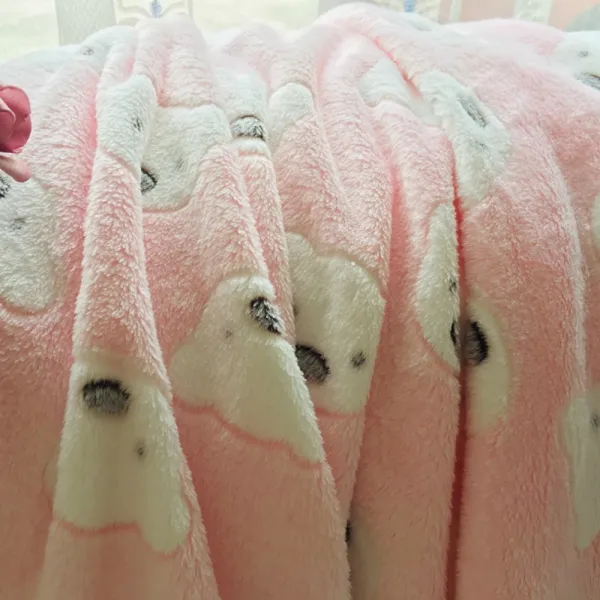 짱구 담요 미피 담요 캐릭터 여름 양면이불 블랑켓 극세사 블랭킷 담요 수험생 공시생 사무실 낮잠필수 냉방병, B