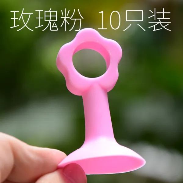 베베미소 실리콘 무타공 문꽝방지도어링 매트 충돌방지 도어스토퍼 기 로즈 핑크 10 개